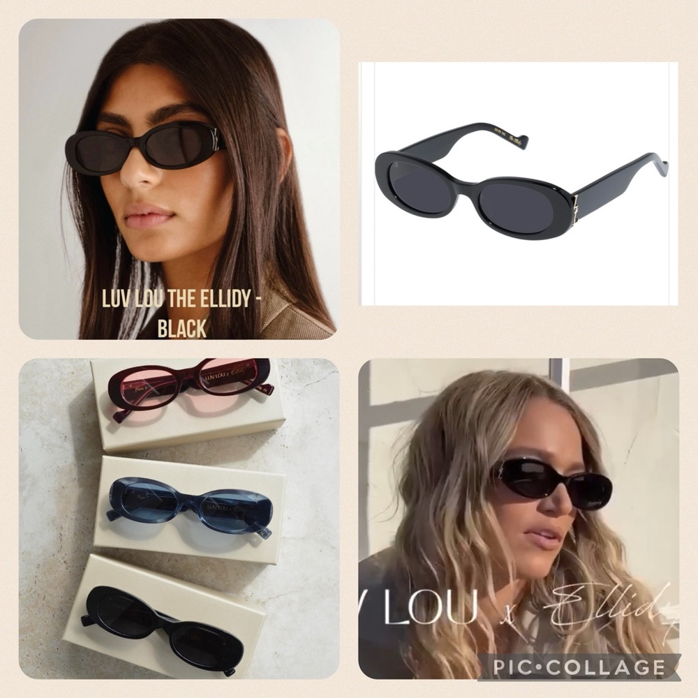 LUV LOU The Ellidy - Black Polarized bio-acetate frame with smoke mono lens - Picture 4 of 17